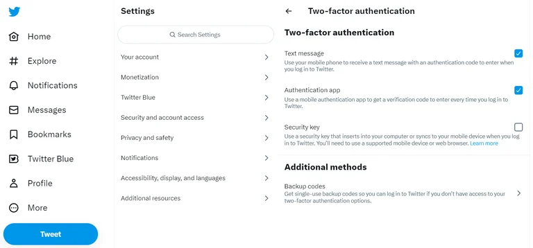 Configuring an authenticator app, backup codes, recovery email, and Korean mobile roaming before overseas travel.