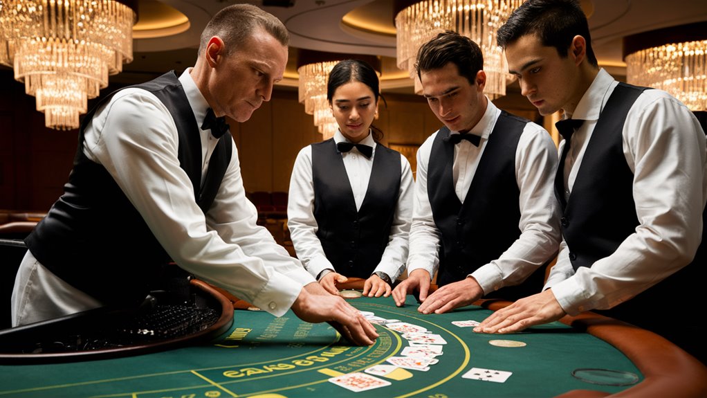 casino dealer service skills