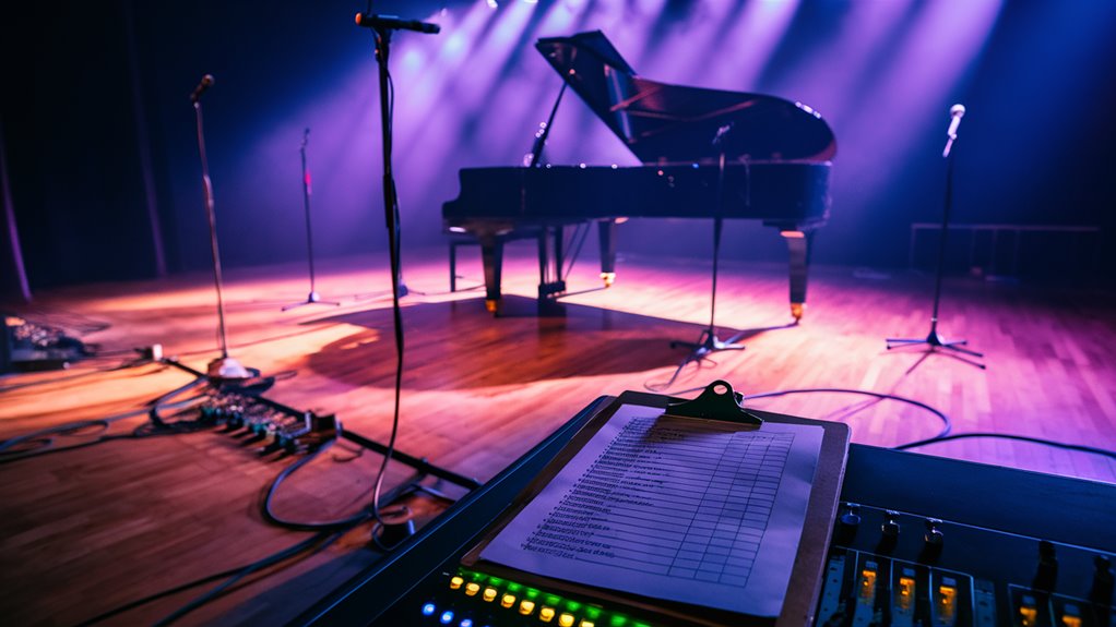 event planning for musicians