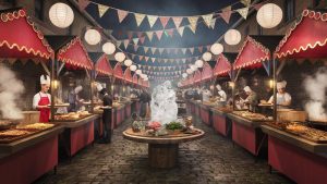 food festival fun together