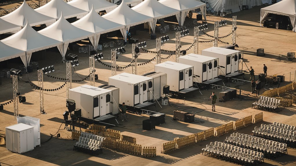 mobile event setup requirements