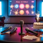 sing birthday songs with friends