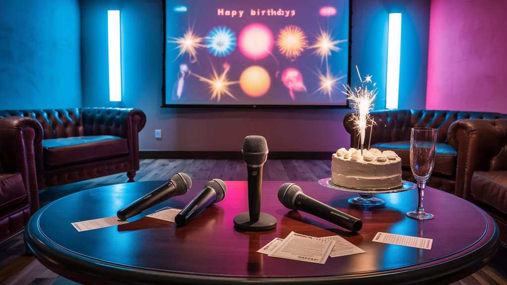 sing birthday songs with friends