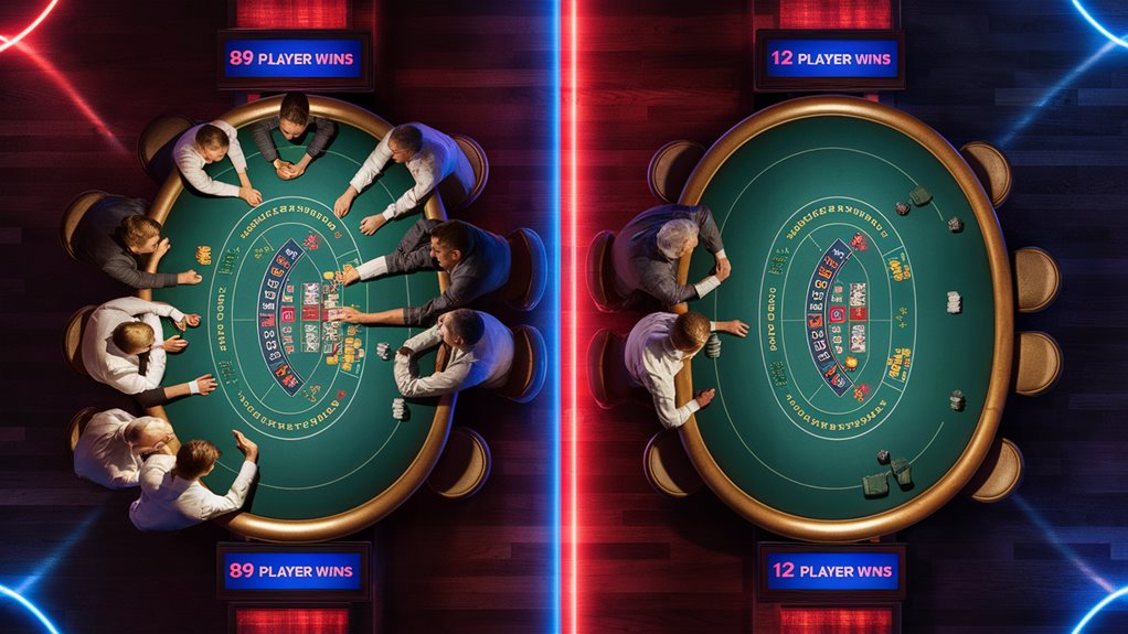 temperature based gaming tables