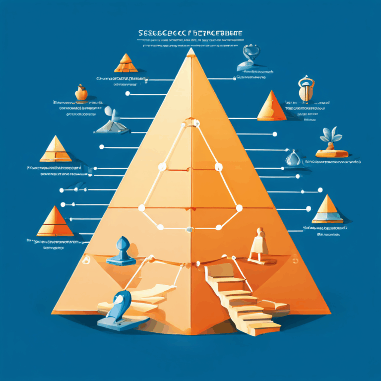 계단식 피라미드 구조로 활동량 순위 체계를 표현한 다이어그램으로, 발자국과 심장 아이콘이 단계별로 배치되어 있습니다.